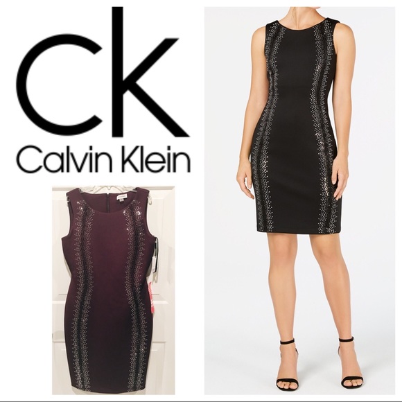 Calvin Klein Dresses & Skirts - Calvin Klein Embellished Sheath Dress